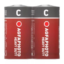 Elem, C baby, 2 db, féltartós (szén-cink), zsugor, AGFAPHOTO "Heavy Duty"