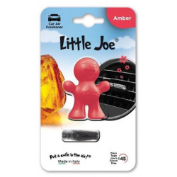 Autóillatosító, szellőzőrácsra, LITTLE JOE "Amber", piros