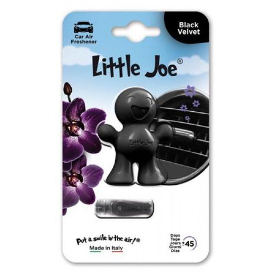 Autóillatosító, szellőzőrácsra, LITTLE JOE "Black Velvet", fekete