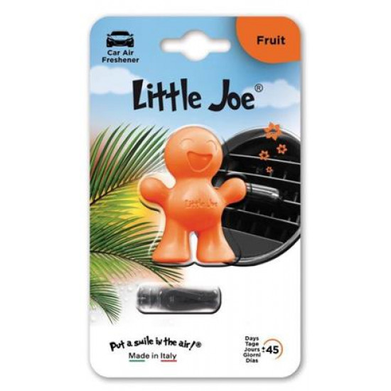 Autóillatosító, szellőzőrácsra, LITTLE JOE "Fruit", narancs
