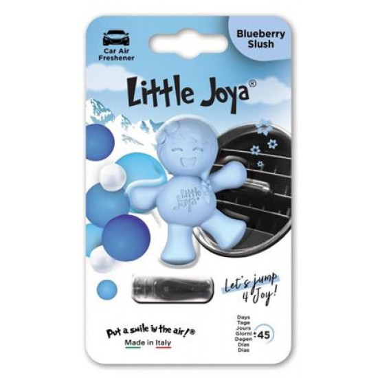 Autóillatosító, szellőzőrácsra, LITTLE JOYA "Blueberry Slush", v. kék