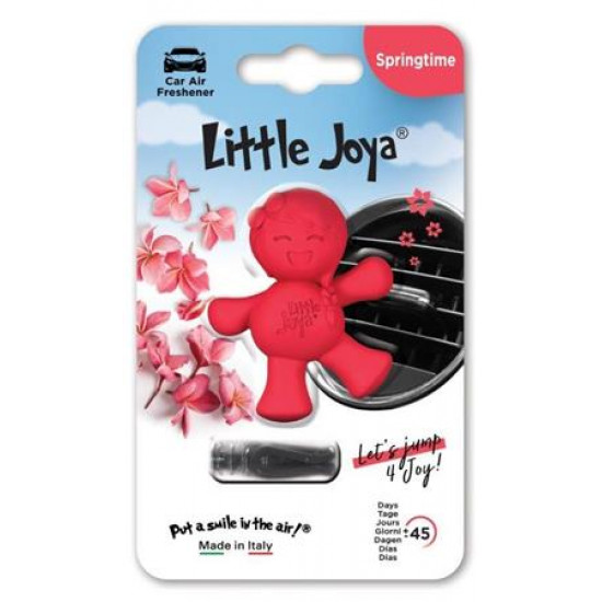Autóillatosító, szellőzőrácsra, LITTLE JOYA "Springtime", piros