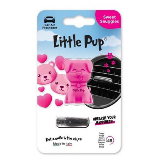 Autóillatosító, szellőzőrácsra, LITTLE PUP "Sweet Snuggles", pink