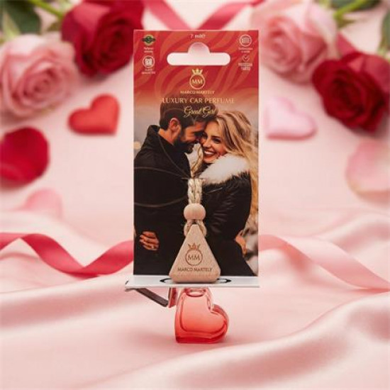 Autóparfüm, női illat, 7 ml, MARCO MARTELY "Valentin Great Girl"