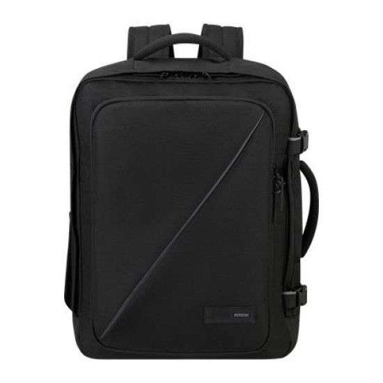 Hátizsák, kabin méret, 38l, M-es, AMERICAN TOURISTER "Take2Cabin", fekete