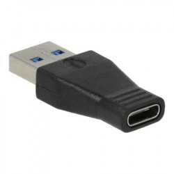 Adapter, USB-A apa/USB-C anya, AVAX "AD601 Connect+", fekete Adapter, USB-A apa/USB-C anya, AVAX "AD601 Connect+", fekete