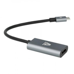 Adapter, USB-C/HDMI, AVAX "AD603", fekete-alumínium Adapter, USB-C/HDMI, AVAX "AD603", fekete-alumínium