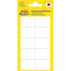 Etikett, 32x23 mm, kézzel írható, lekerekített sarkú, AVERY ZWECKFORM, 60 etikett/csomag Etikett, 32x23 mm, kézzel írható, lekerekített sarkú, AVERY ZWECKFORM, 60 etikett/csomag
