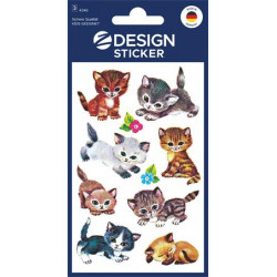 Matrica, papír, 3 ív, 76x120 mm, AVERY ZWECKFORM, "Z-Desing No.4346", kiscicusok