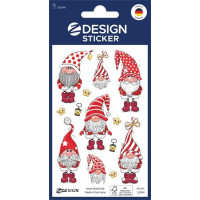 Matrica, papír, 1 ív, 76x120 mm, AVERY ZWECKFORM, "Z-Desing No.52094", karácsonyi törpék Matrica, papír, 1 ív, 76x120 mm, AVERY ZWECKFORM, "Z-Desing No.52094", karácsonyi törpék