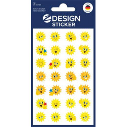 Matrica, papír, 3 ív, 76x120 mm, AVERY ZWECKFORM, "Z-Design No.53133", napocska