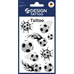 Matrica, tetoválás, 1 ív, 76x120 mm, AVERY ZWECKFORM, "Z-Desing No.56740", focilabda