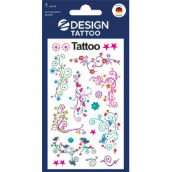 Matrica, tetoválás, 1 ív, 76x120 mm, AVERY ZWECKFORM, "Z-Desing No.56749", ornamentika