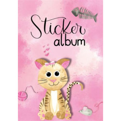 Matricagyűjtő album, A5, AVERY ZWECKFORM, cica Matricagyűjtő album, A5, AVERY ZWECKFORM, cica