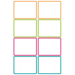 Címke, műanyag, iskolai, 46x33 mm, kézzel írható, AVERY ZWECKFORM, színes, 16 címke/csomag