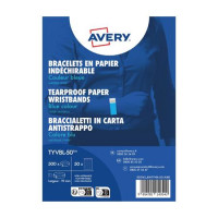 Karszalag, szakadásbiztos, 265x19 mm, AVERY ZWECKFORM "Tyvek", kék