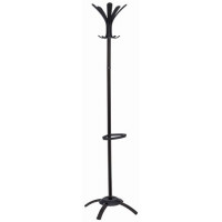 Ruhafogas, fém váz, fekete akasztókkal, ALBA "Cleo", fekete