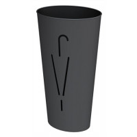 Esernyőtartó, fém, ALBA "Rainy", fekete Esernyőtartó, fém, ALBA "Rainy", fekete