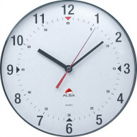 Falióra, 25 cm, ALBA "Classic", áttetsző szürke Falióra, 25 cm, ALBA "Classic", áttetsző szürke