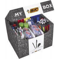 Írószer készlet, BIC "Box", 124 darabos Írószer készlet, BIC "Box", 124 darabos