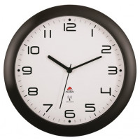 Falióra, rádióvezérlésű, 30 cm, ALBA "Hornewrc", fekete Falióra, rádióvezérlésű, 30 cm, ALBA "Hornewrc", fekete