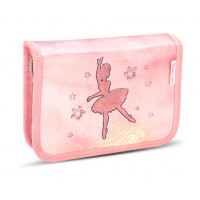 Tolltartó, 2 klapnis, BELMIL "Ballerina" fekete-rózsaszín Tolltartó, 2 klapnis, BELMIL "Ballerina" fekete-rózsaszín