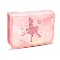 Tolltartó, 2 klapnis, BELMIL "Ballerina" fekete-rózsaszín