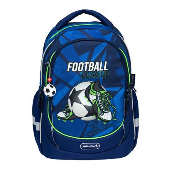 Iskolatáska, cipzáras, BELMIL "Leisure Plus Champion`s League", focilabda