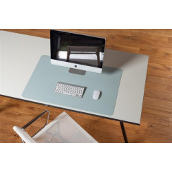 Könyökalátét, PP, 90x60 cm, RS OFFICE, "Puro Sens Stijl Soft Aqua"