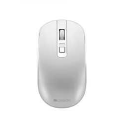 Egér, vezeték nélküli, optikai, USB, újratölthető, CANYON "MW-18", fehér Egér, vezeték nélküli, optikai, USB, újratölthető, CANYON "MW-18", fehér