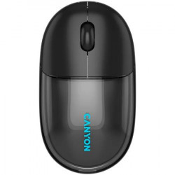 Egér, vezeték nélküli, dual-mode kapcsolat, optikai, CANYON "OnClick 24", fekete