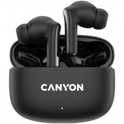 Fülhallgató, TWS vezeték nélküli, Bluetooth 5.4, CANYON "OnGo 9", fekete Fülhallgató, TWS vezeték nélküli, Bluetooth 5.4, CANYON "OnGo 9", fekete