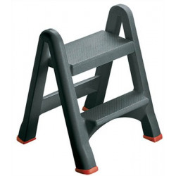 Összecsukható létra, 2 lépcsőfokos, műanyag, CURVER Összecsukható létra, 2 lépcsőfokos, műanyag, CURVER
