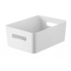 Műanyag tárolódoboz, 15,4 liter, SMARTSTORE "Compact L", fehér