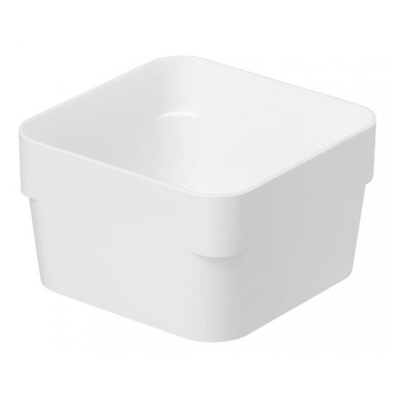Fiókrendező, 10x6x10 cm, SMARTSTORE "Compact", fehér