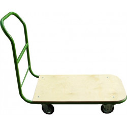 Szállítókocsi, kézi, 200 kg teherbírás, zöld-barna Szállítókocsi, kézi, 200 kg teherbírás, zöld-barna