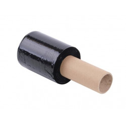 Kézi nyújtható fólia, fekete, fogantyúval, 0,1m x 153m Kézi nyújtható fólia, fekete, fogantyúval, 0,1m x 153m