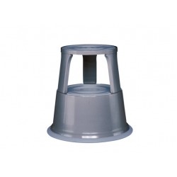 Gurulós acél zsámoly, WEDO, sötétszürke