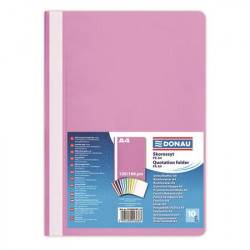 Gyorsfűző, PP, A4, DONAU, rózsaszín Gyorsfűző, PP, A4, DONAU, rózsaszín