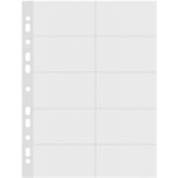 Névjegykártyatartó genotherm, lefűzhető, A4, 40 mikron, víztiszta, DONAU Névjegykártyatartó genotherm, lefűzhető, A4, 40 mikron, víztiszta, DONAU