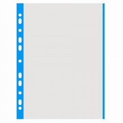 Genotherm, lefűzhető, színes szélű, A4, 40 mikron, narancsos felület, DONAU, kék Genotherm, lefűzhető, színes szélű, A4, 40 mikron, narancsos felület, DONAU, kék