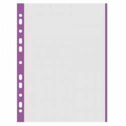 Genotherm, lefűzhető, színes szélű, A4, 40 mikron, narancsos felület, DONAU, lila Genotherm, lefűzhető, színes szélű, A4, 40 mikron, narancsos felület, DONAU, lila