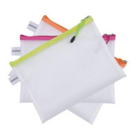 Irattartó tasak, cipzáras, A5, 243x180 mm, DONAU, vegyes színek Irattartó tasak, cipzáras, A5, 243x180 mm, DONAU, vegyes színek