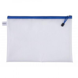 Irattartó tasak, cipzáras, A4, 343x246 mm, DONAU, kék