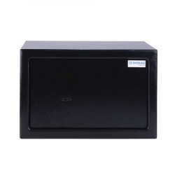 Bútorszéf, kulcsos zár, 310x200x200 mm, DONAU "Tech", fekete