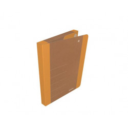 Füzetbox, 30 mm, karton, A4, DONAU "Life", neon narancs