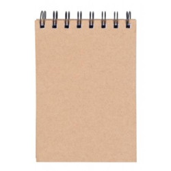 Jegyzetfüzet, spirálozott, A6, vonalas, 80 lap, OFFICE PRODUCTS "Craft"