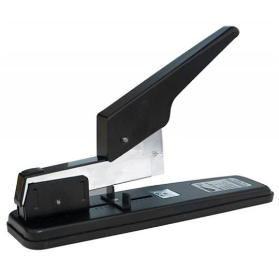Tűzőgép, nagyteljesítményű, fém, 100 lap, OFFICE PRODUCTS "HD", fekete