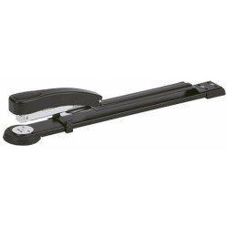 Tűzőgép, hosszúkaros, 24/6, 26/6, 50 lap, OFFICE PRODUCTS, fekete