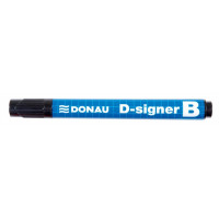 Táblamarker, 2-4 mm, kúpos, DONAU "D-signer B"", fekete Táblamarker, 2-4 mm, kúpos, DONAU "D-signer B"", fekete
